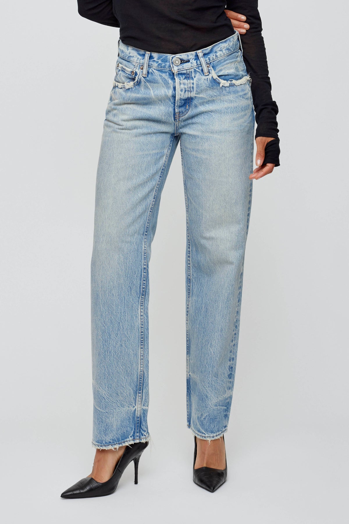 Moussy Vintage Straight Low - Wildwood 