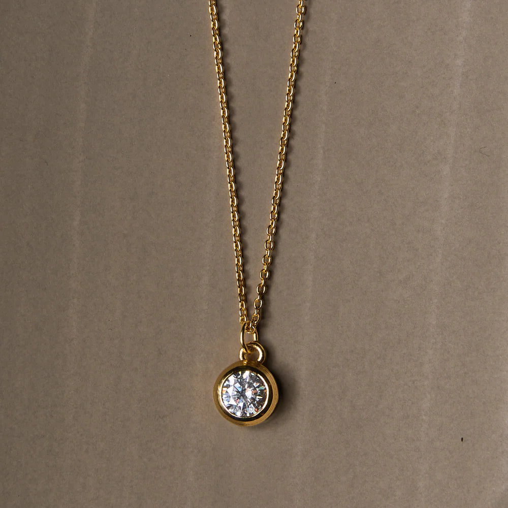 Hart Dainty Bezel Necklace