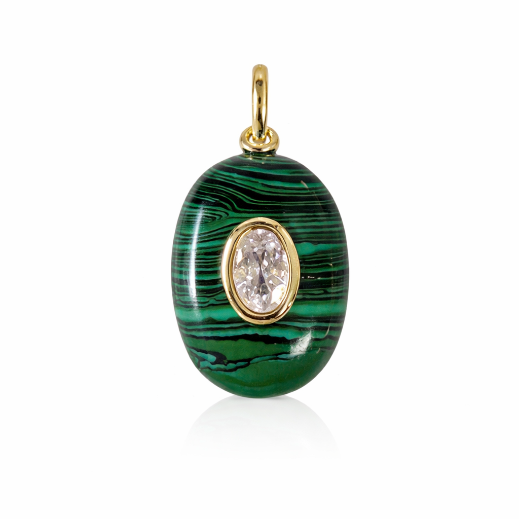 Sahira Malachite Stone Charm