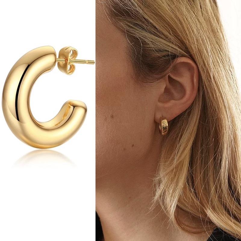 Sahira Chloe Mini Hoop - Gold