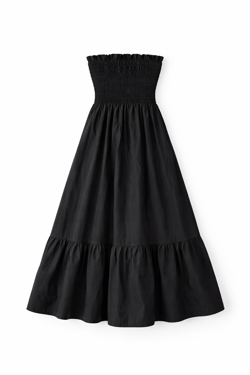 Kasia Cosmos Strapless Smocked Maxi Dress