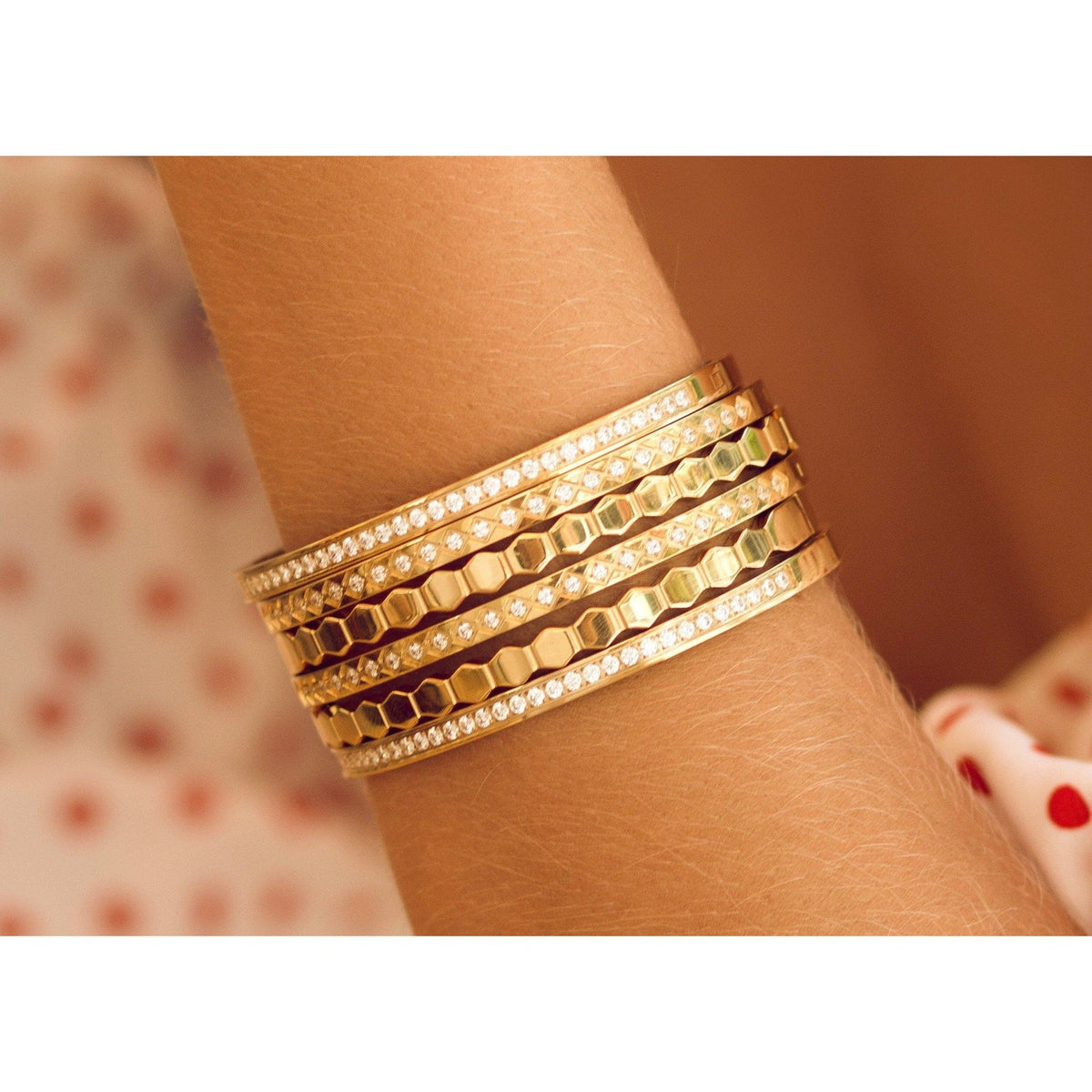 Sahira Jewelry Design Diamond Cut Bracelet
