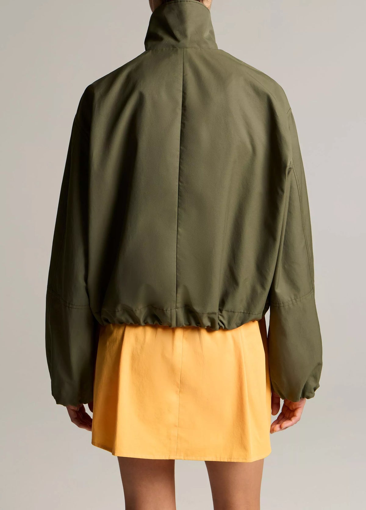 Vince Sculpted Cotton-Blend Parachute Jacket