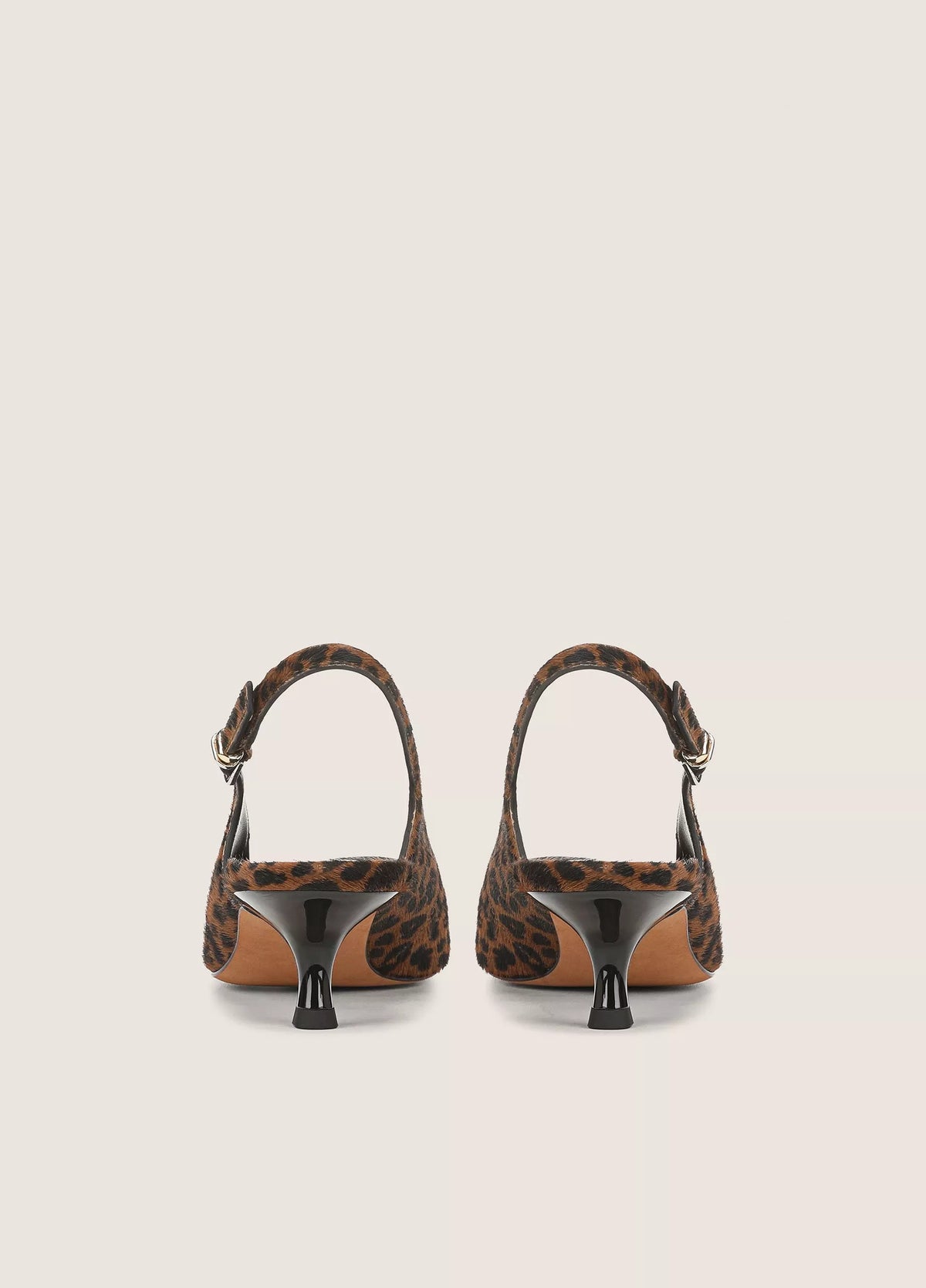 Vince Sabra Leopard-Print Calf Hair Slingback Heel