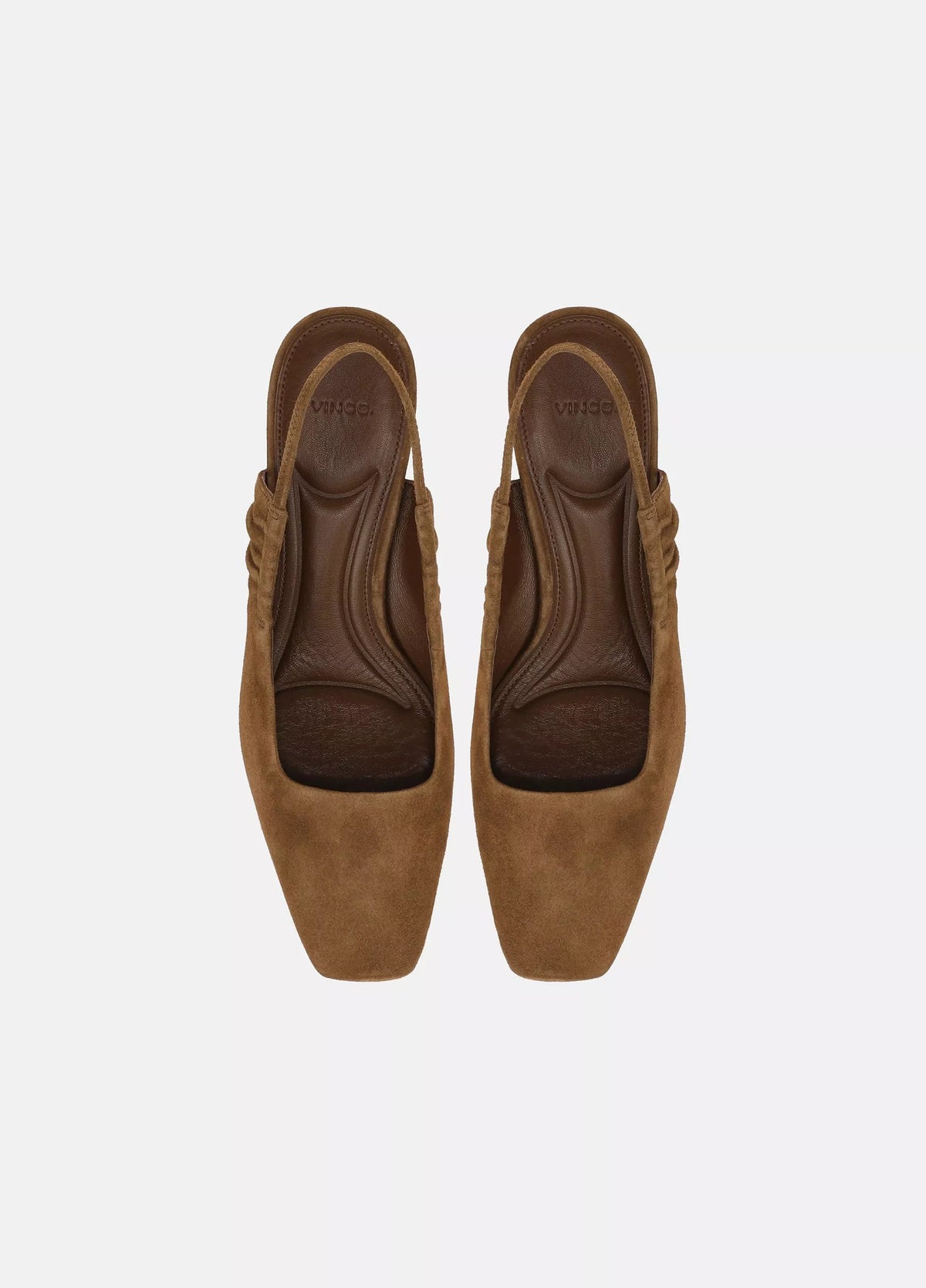 Vince Venice Suede Slingback Heel - Elmwood