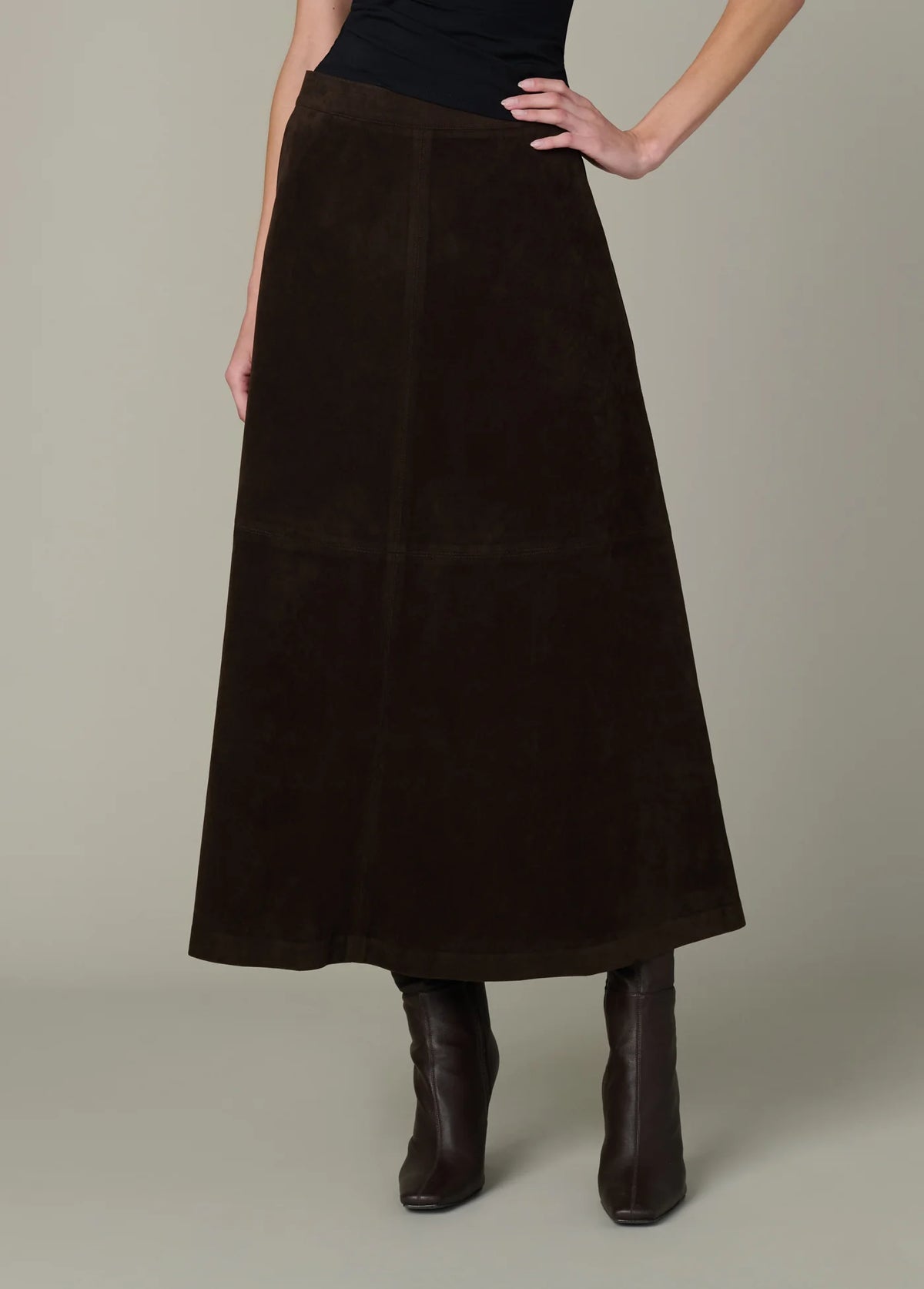 Joe's The Tavi Vegan Suede Skirt