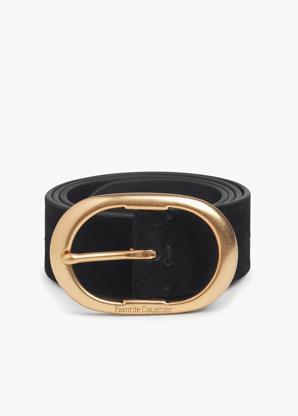 Favorite Daughter The Suede Jean Belt - Black