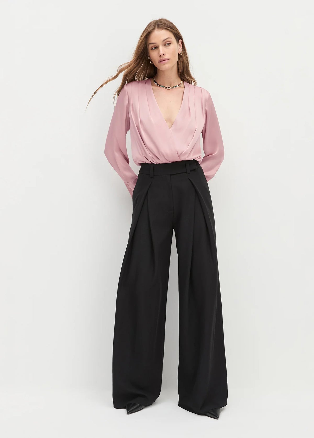 Favorite Daughter The Petite Pleats For Days Pant