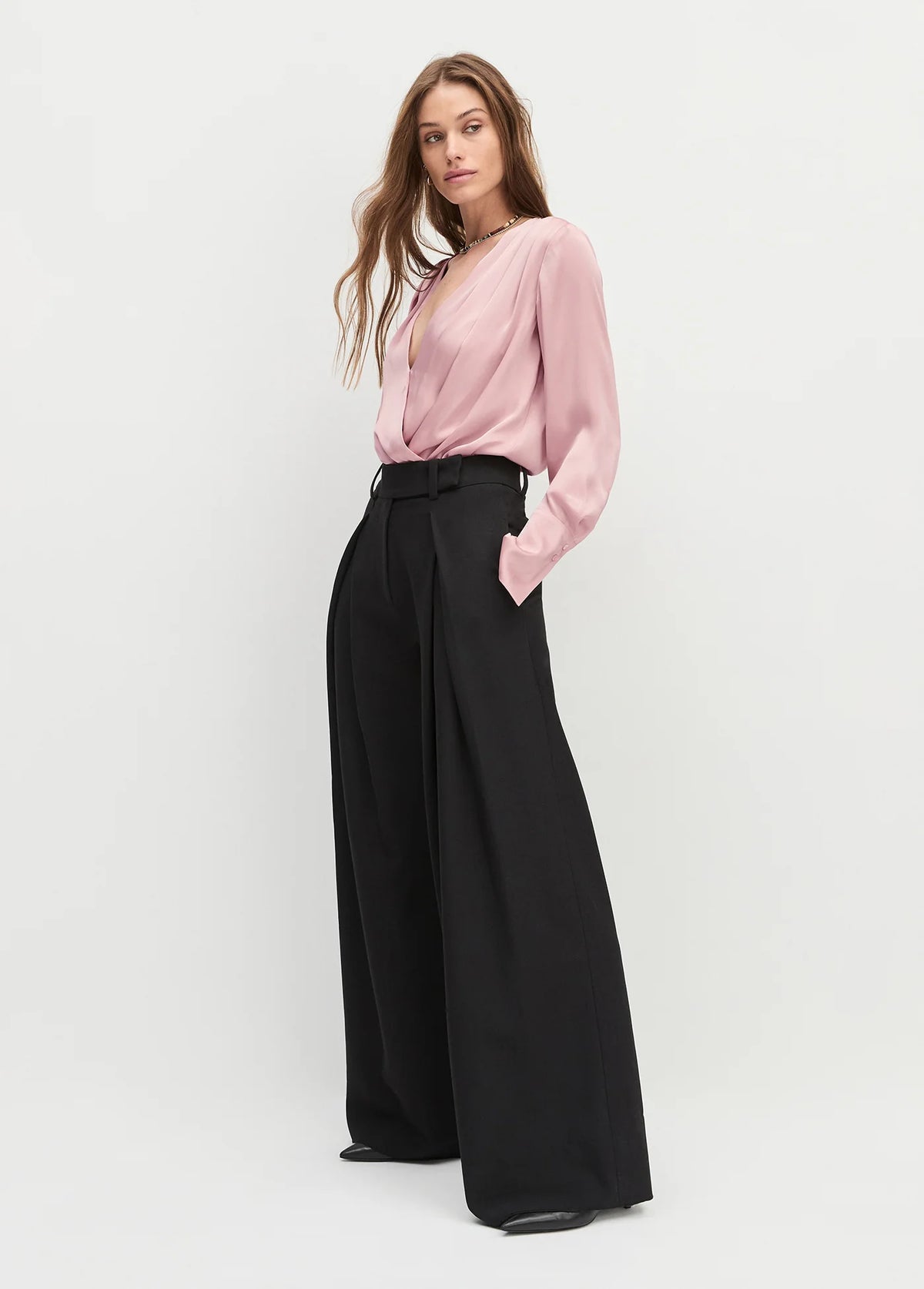 Favorite Daughter The Petite Pleats For Days Pant