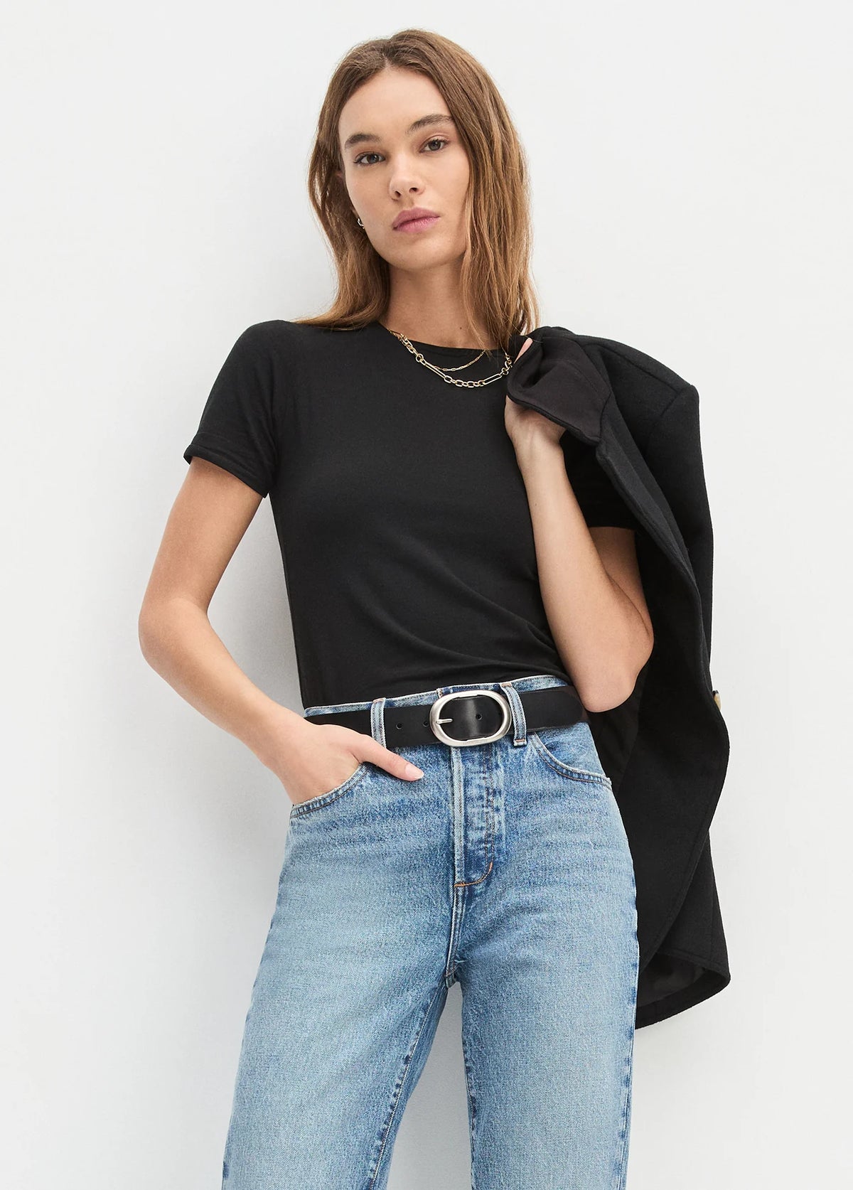 Favorite Daughter The Jean Belt-Black