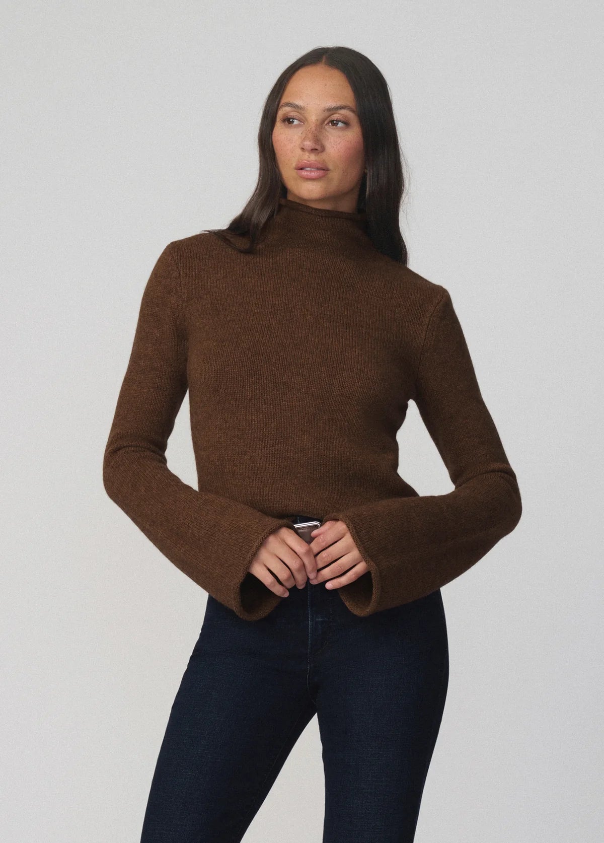 Joe's Jeans The Jane Roll Neck Sweater - Cinnamon