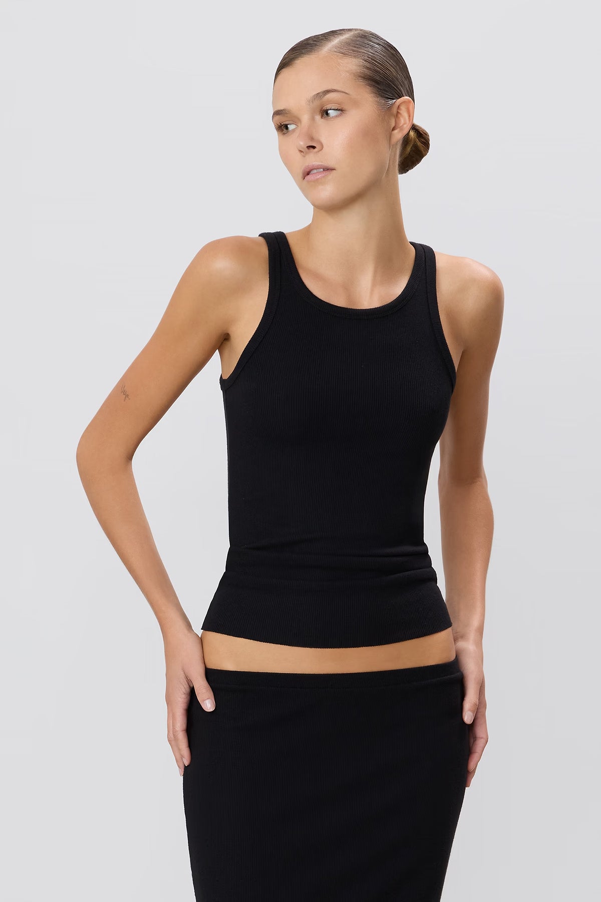 Eterne High Neck Fitted Tank