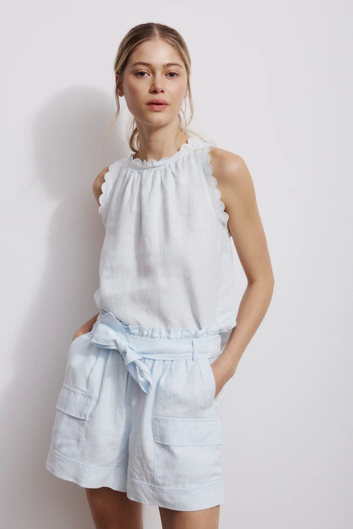 Melissa Nepton Spencer Short - Ice Blue
