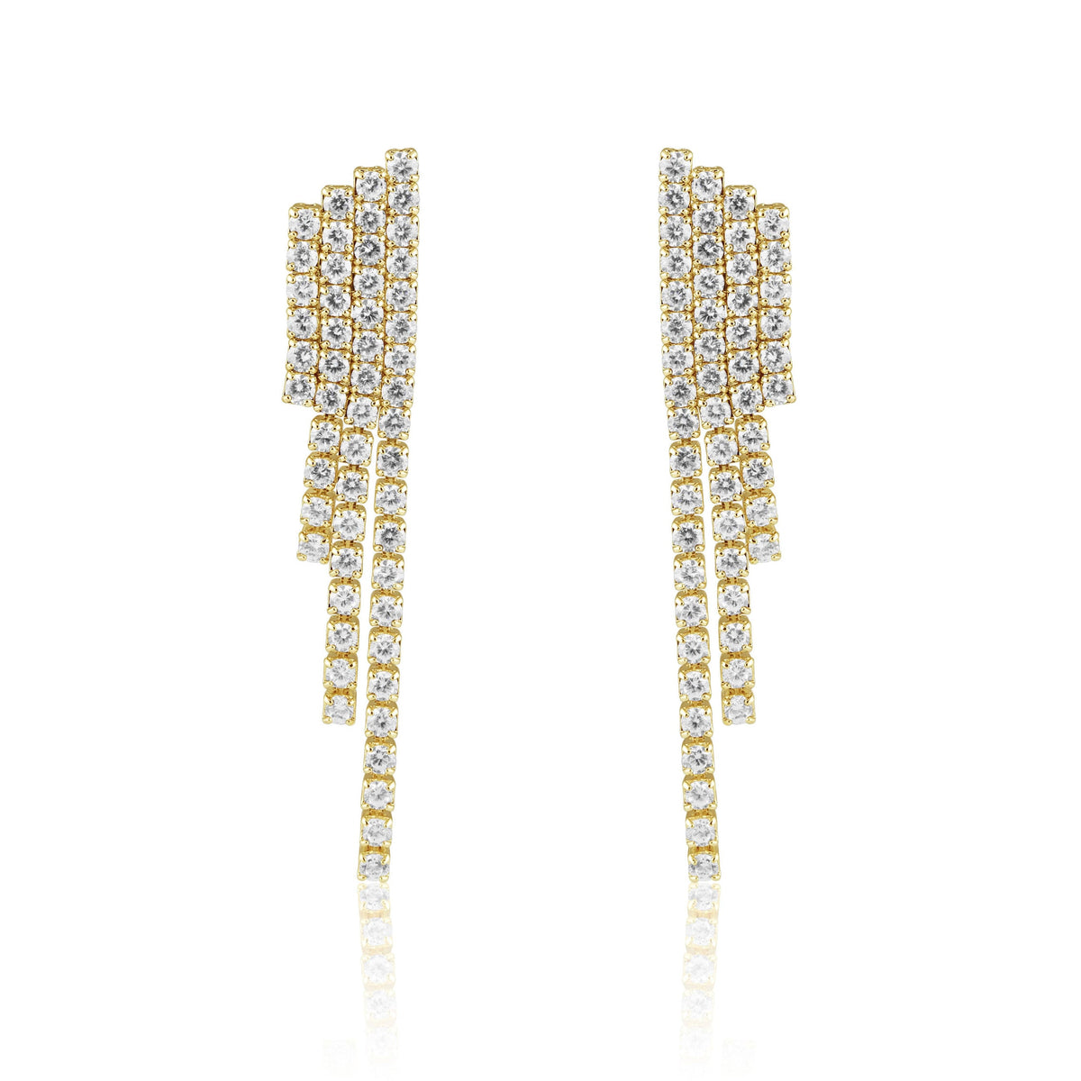 Nikki Statement Earrings - Gold