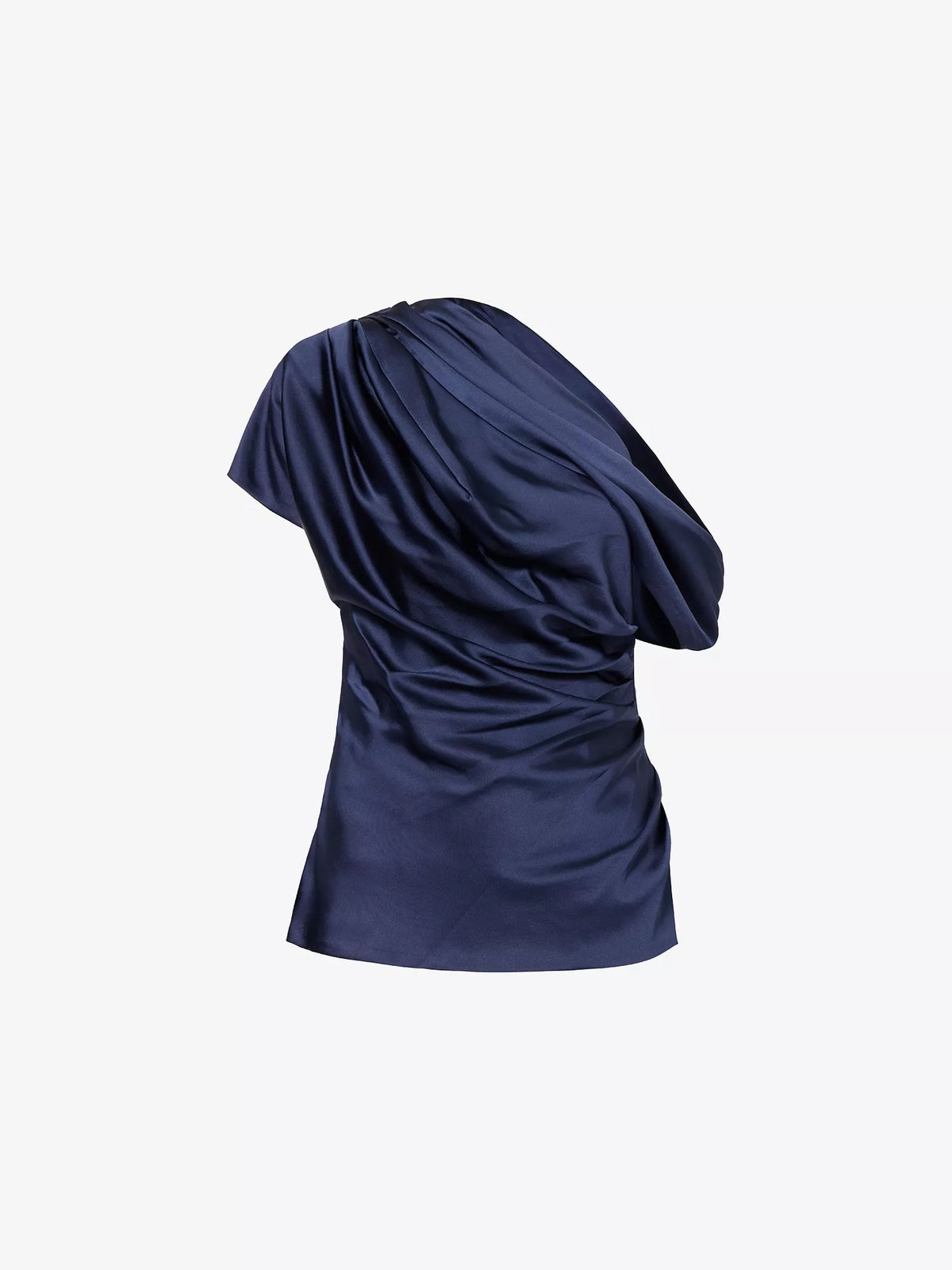 Simkhai Phoebe Draped Top - Midnight