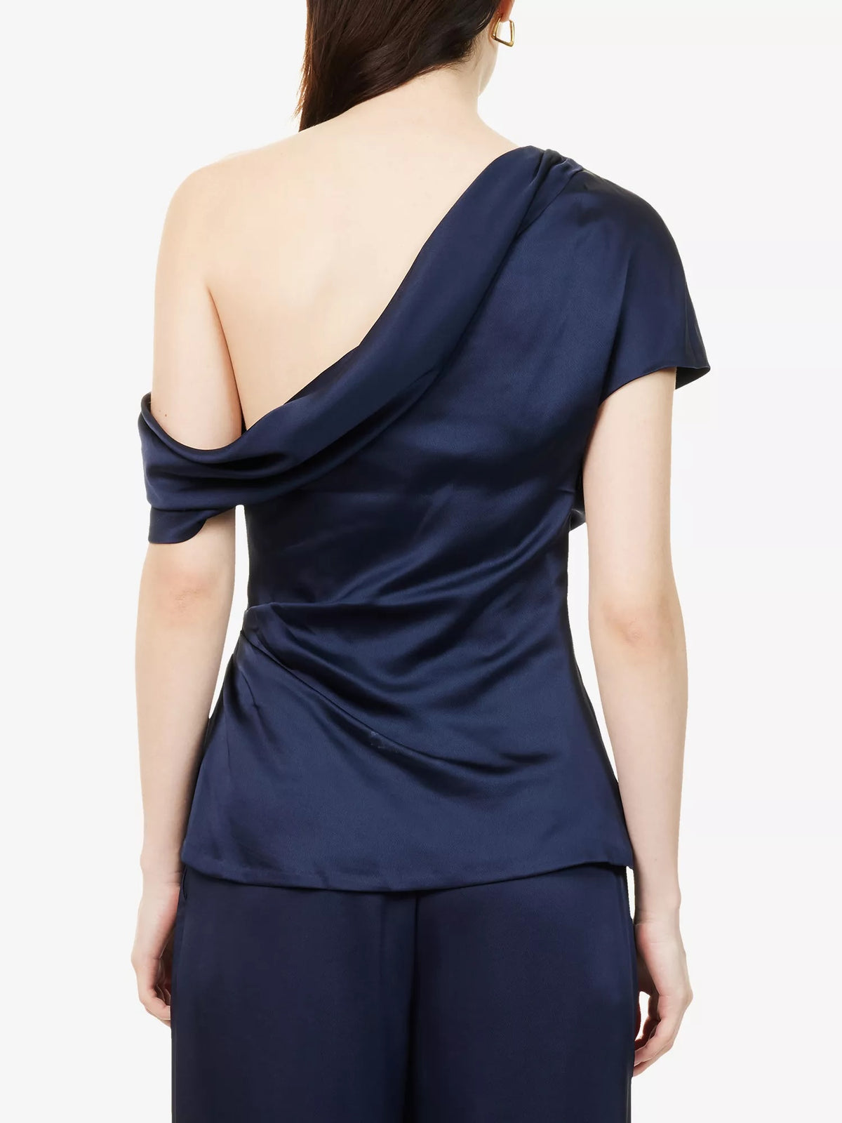 Simkhai Phoebe Draped Top - Midnight