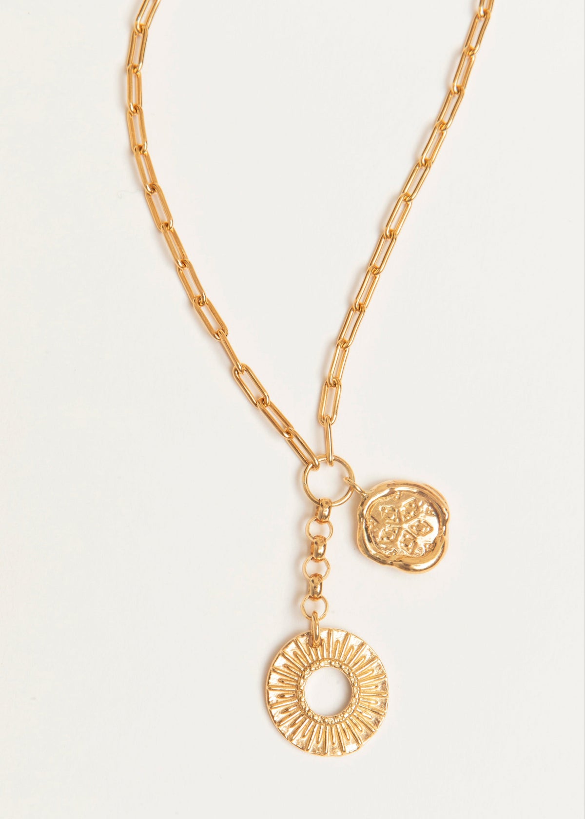 Pamela Card Jewelry Path of Light and Will Necklace - Gold