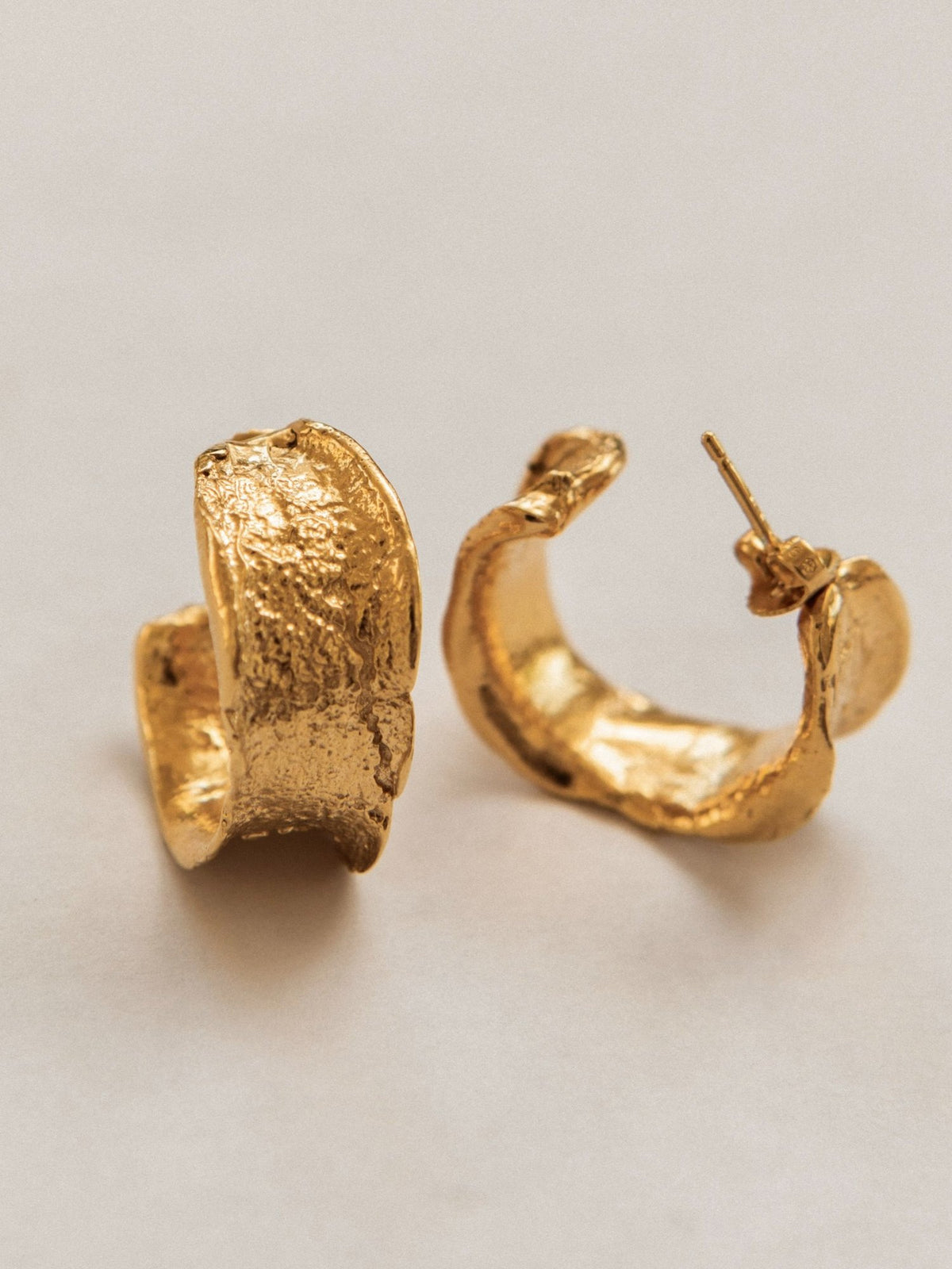 Message In A Bottle Earrings - Gold