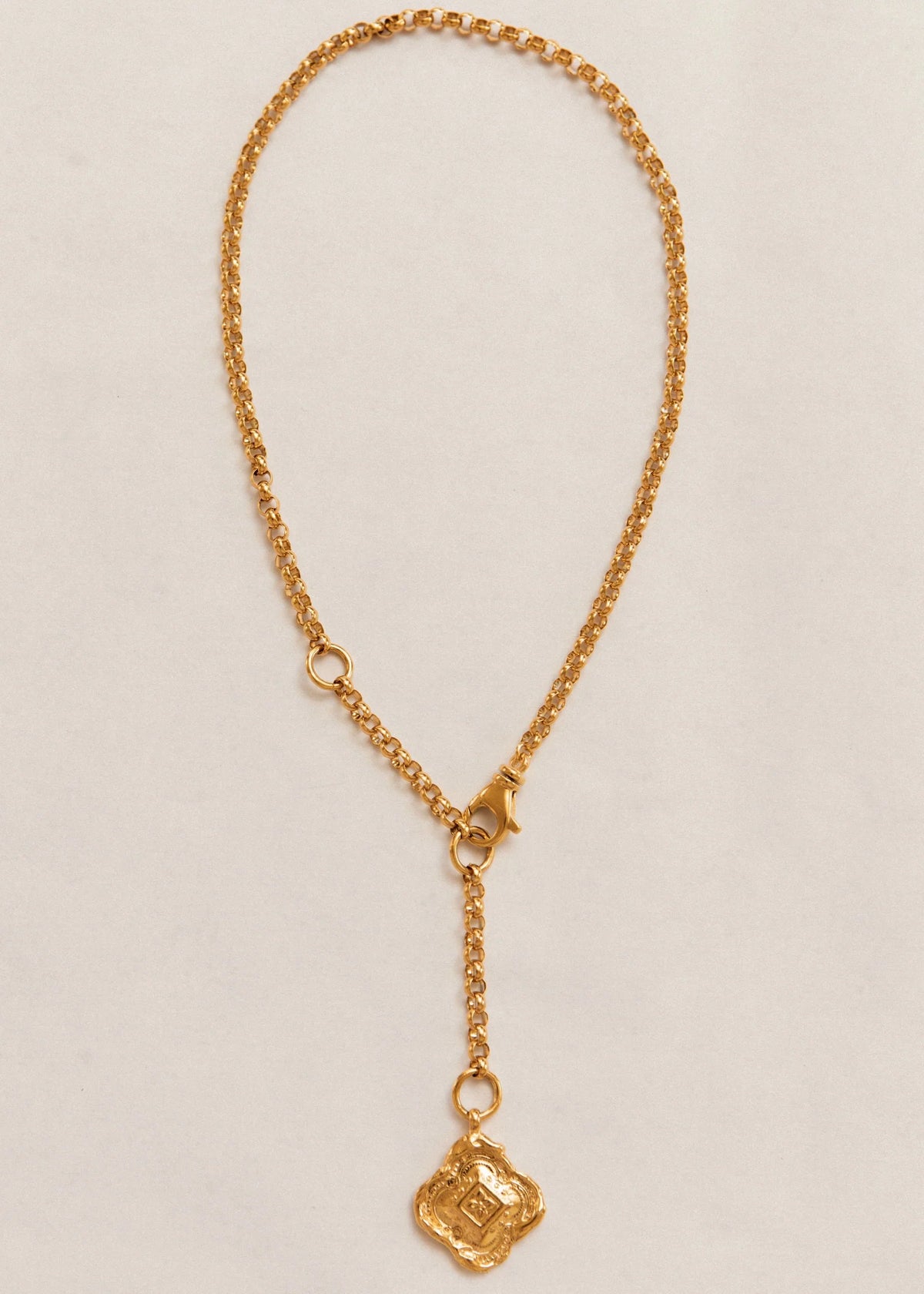 Infinite Compass Necklace - Gold