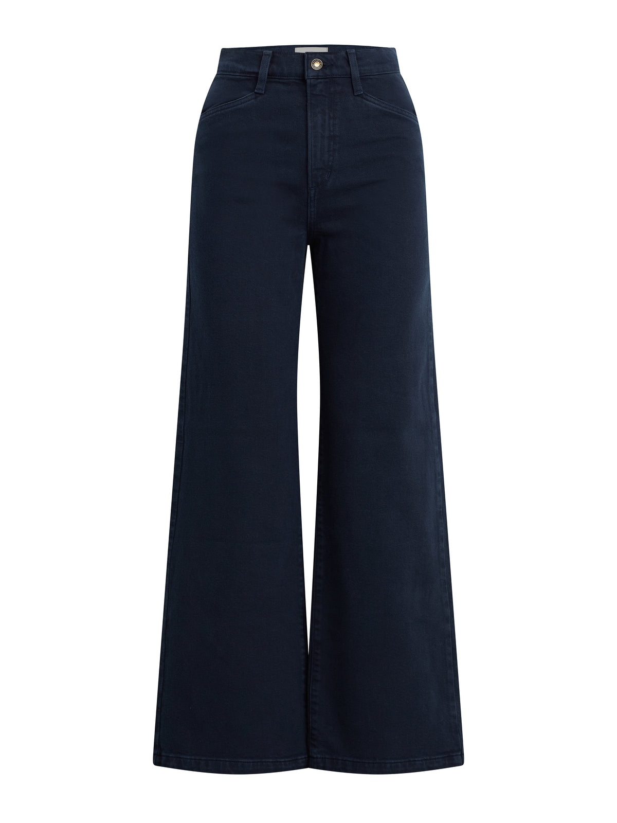Favorite Daughter Mischa Super High Rise Wideleg Navy Jean