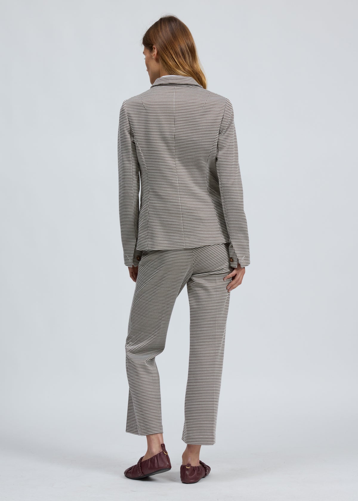 Rag & Bone Slade Blazer - Brown Gingham